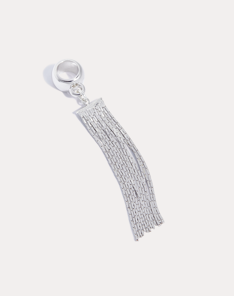 Ella Chunky Earring Charm in Silver